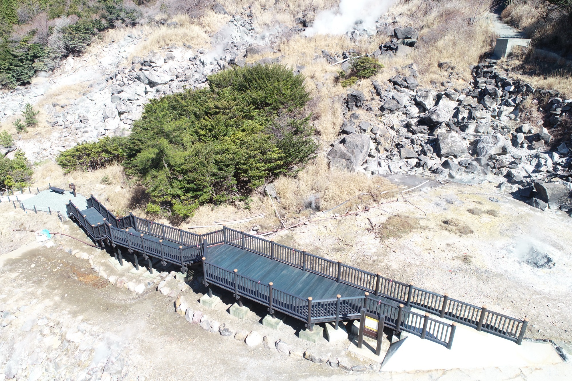 火山災害復旧工事